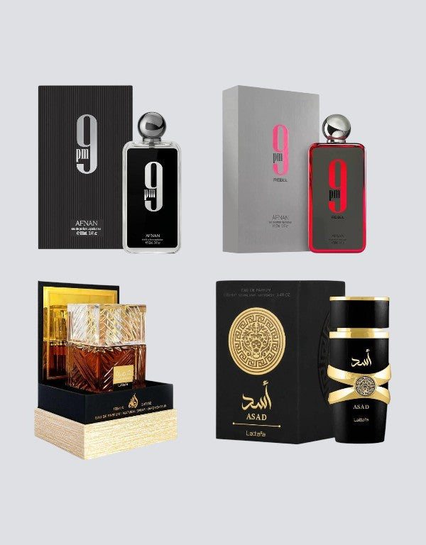 4pc Lattafa & Afnan Beast Mode Bundle