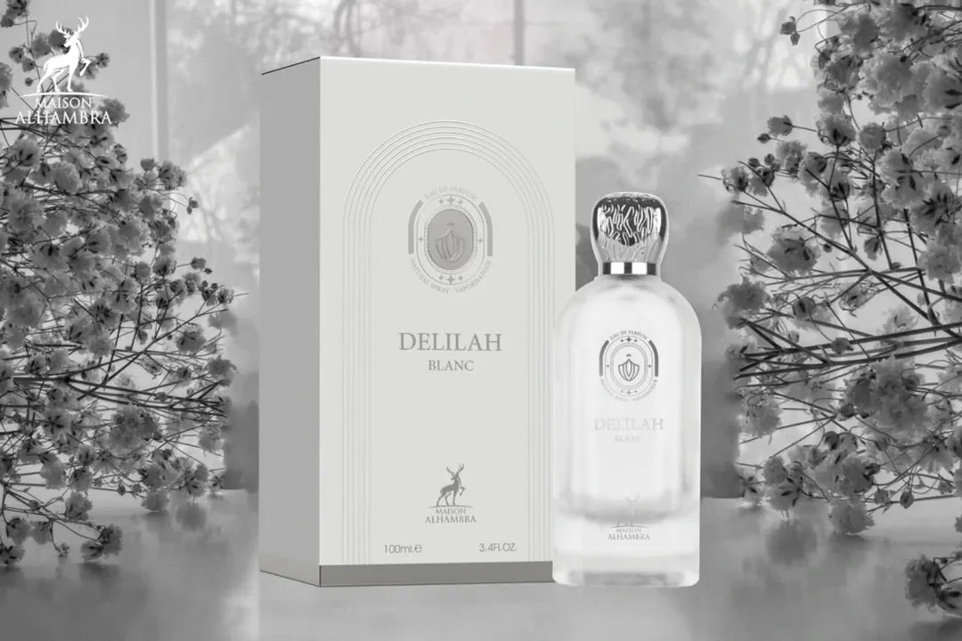 Delilah Blanc by Maison Alhambra – 100ml EDP Soft Floral Musky Delilah Blanc by Maison Alhambra – 100ml EDP Soft Floral Musky