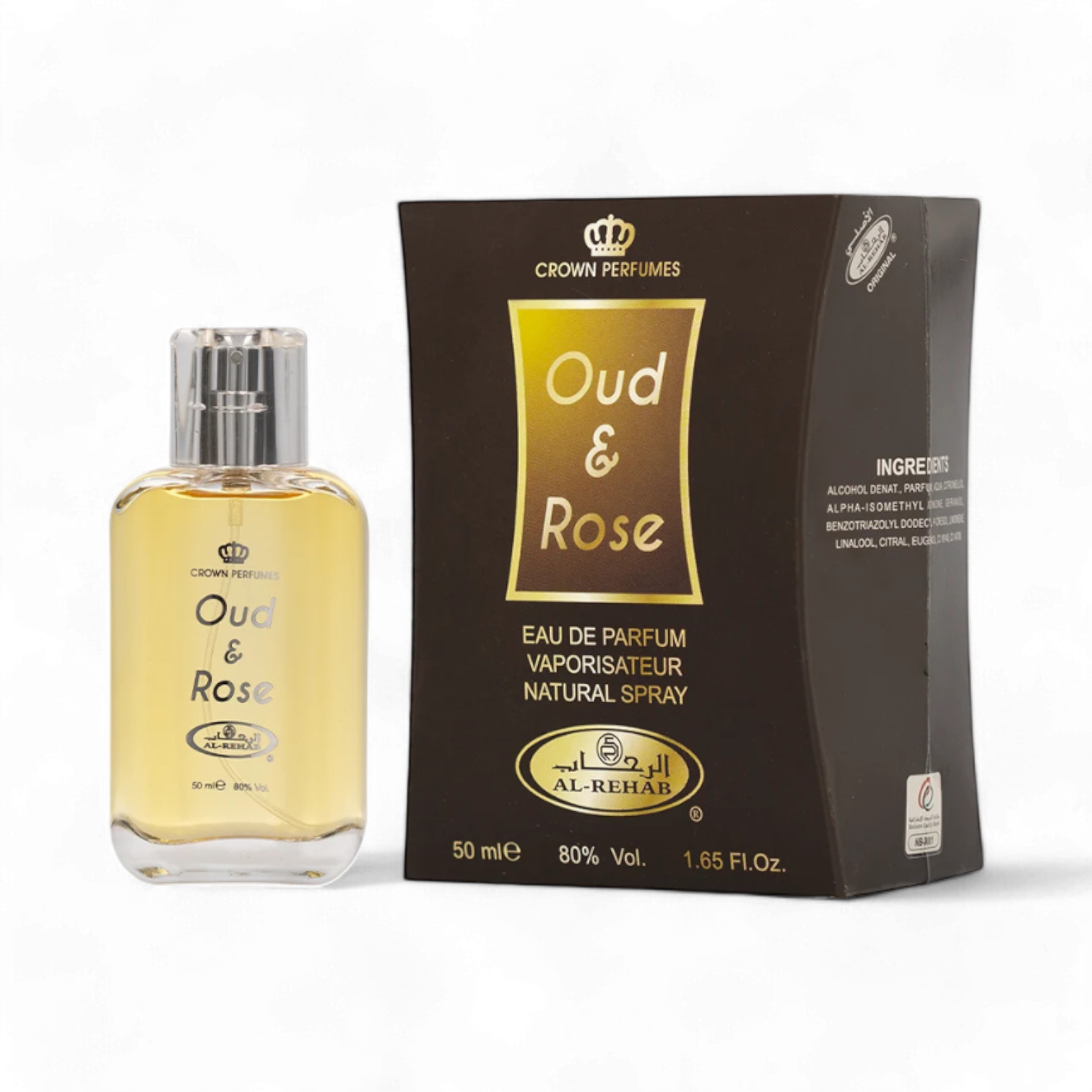 Oud & Rose - 50ml By Al-Rehab Eau De Perfum