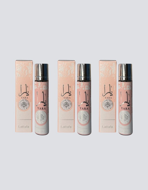 3pc Lattafa Yara Travel Set (12ml x 3) – Zenia Fragrance