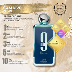 9AM Dive U - 100ml EDP
